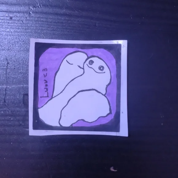 Handmade sticker pack , little ghostie bois - Picture 4 of 7